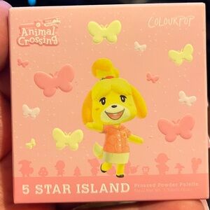 Colourpop Animal Crossing 5 Star Island Eyeshadow Quad